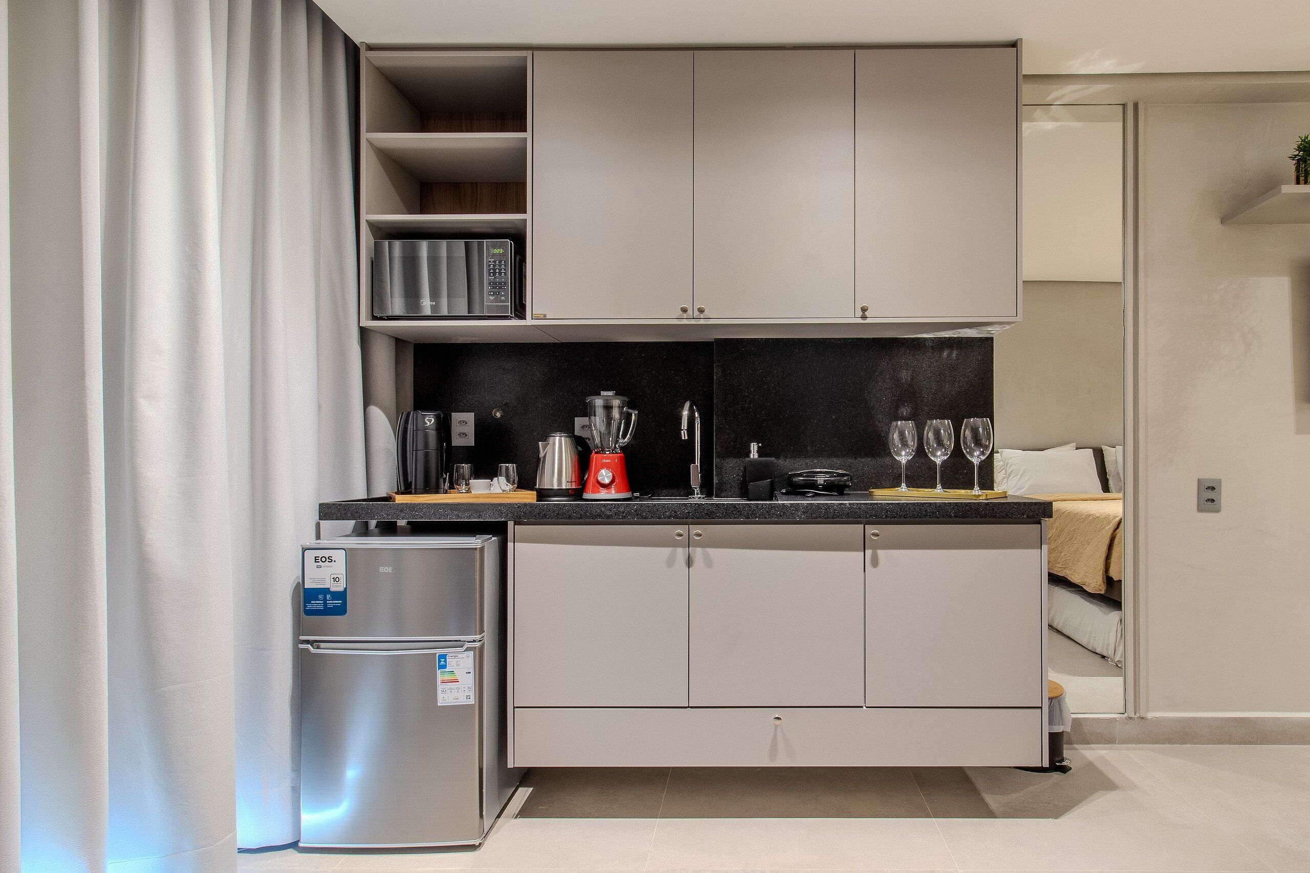 Superior-Apartment | Eigene Küche | Mini-Kühlschrank, Herdplatte