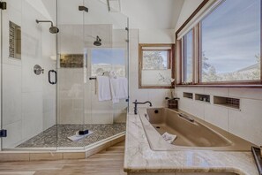 House, Multiple Beds, Hot Tub, Mountain View (A-K-82LL) | Bathroom | Towels - New Listing! Hot Tub, Sauna, Your Family Mountain Home Getaway! (Keystone)