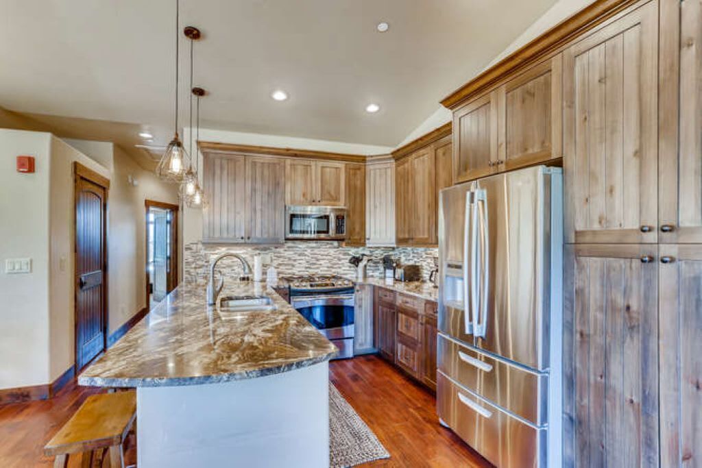 Condo, Multiple Beds, Fireplace, Mountain View (A-F-BBP1) | Private kitchen