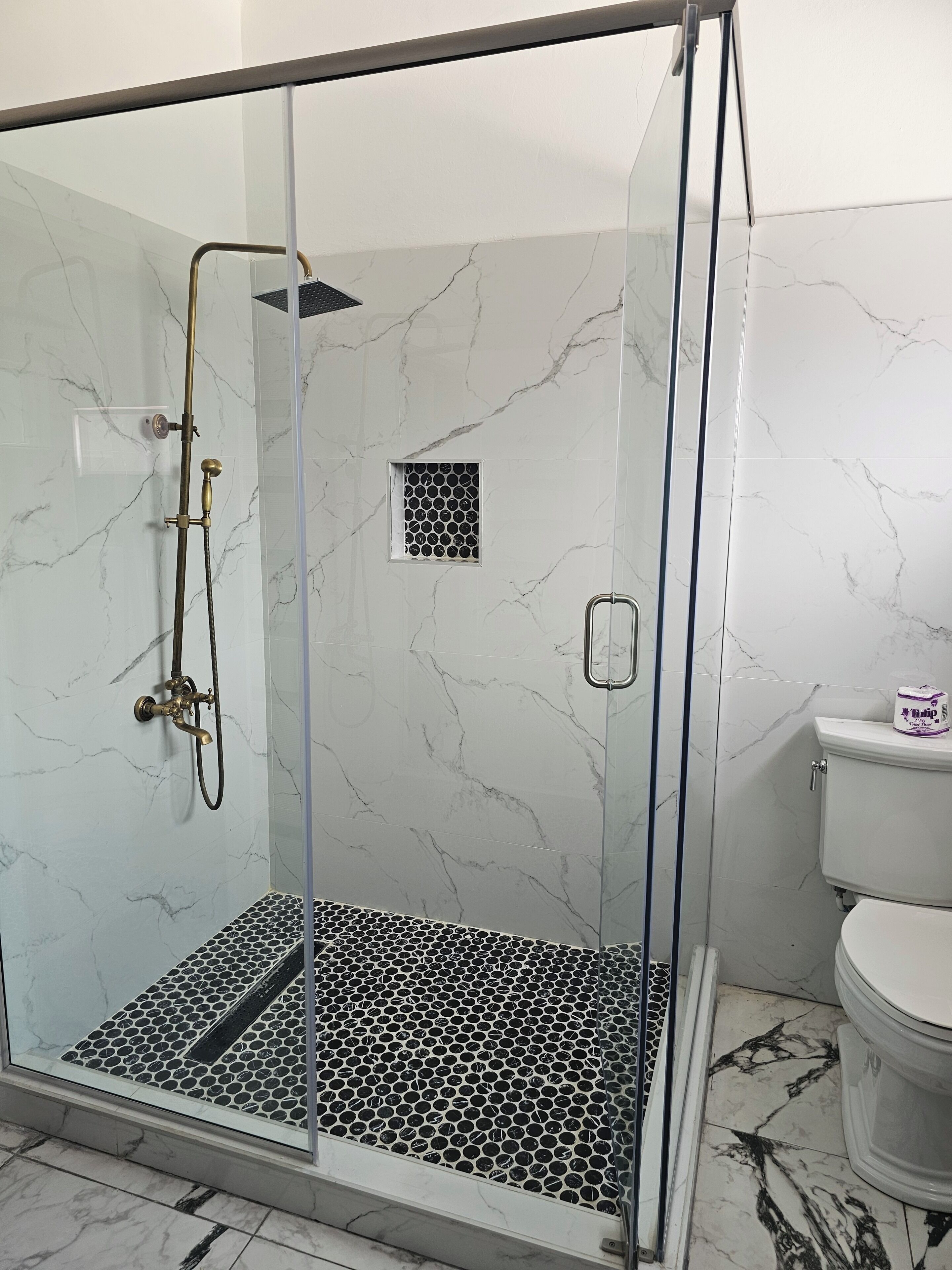 Luxury Suite, Sea View | Bathroom