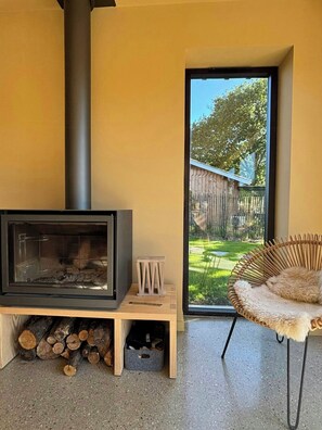 Interior - Mid-century villa with pontoon at Lake Cazaux (azaux)