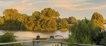 Holiday home Lachs at the Eider river bend
