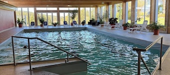 Mountain view, sauna and pool
