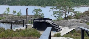 Lovely summer house near Risør with boat