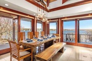 Dining - Panoramic Bali-Style Retreat on Wequaquet Lake! (Barnstable)