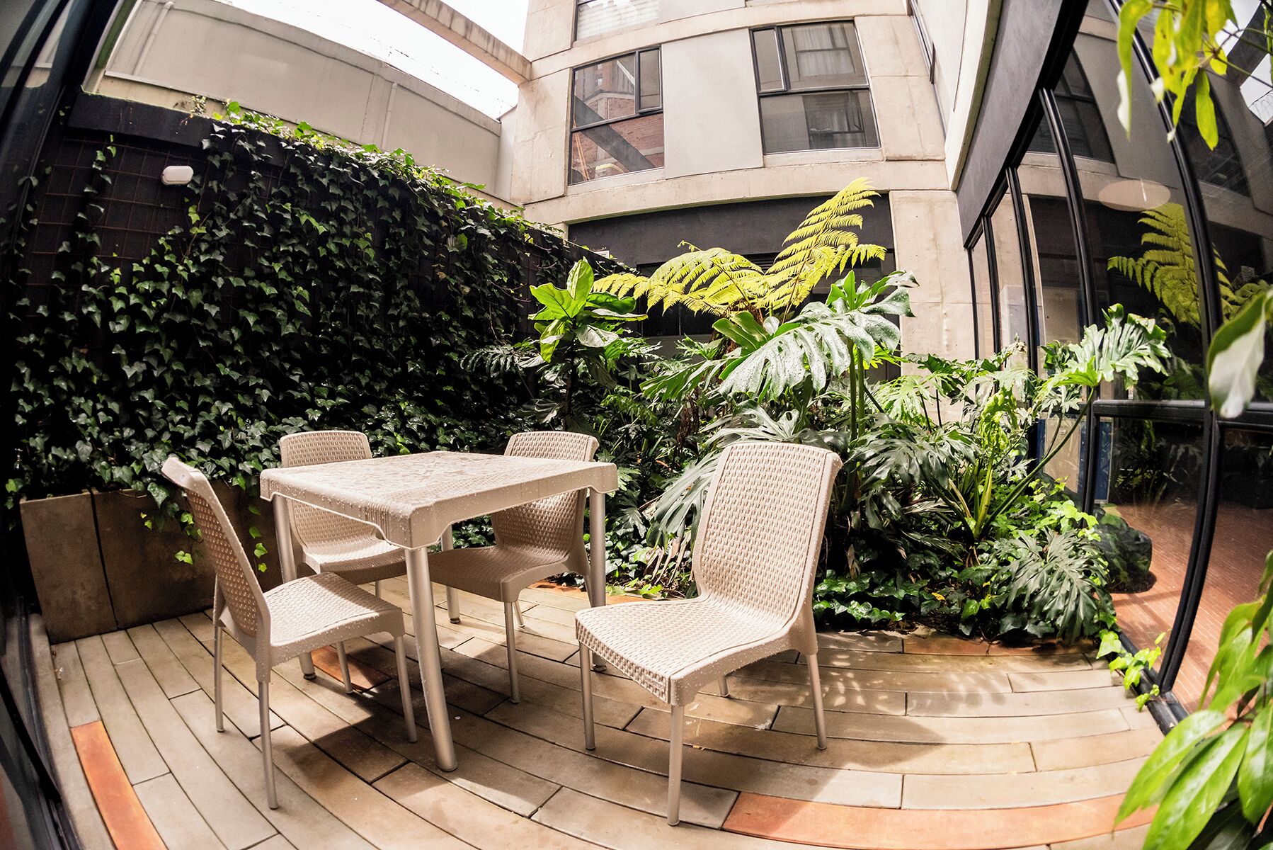 Outdoor dining