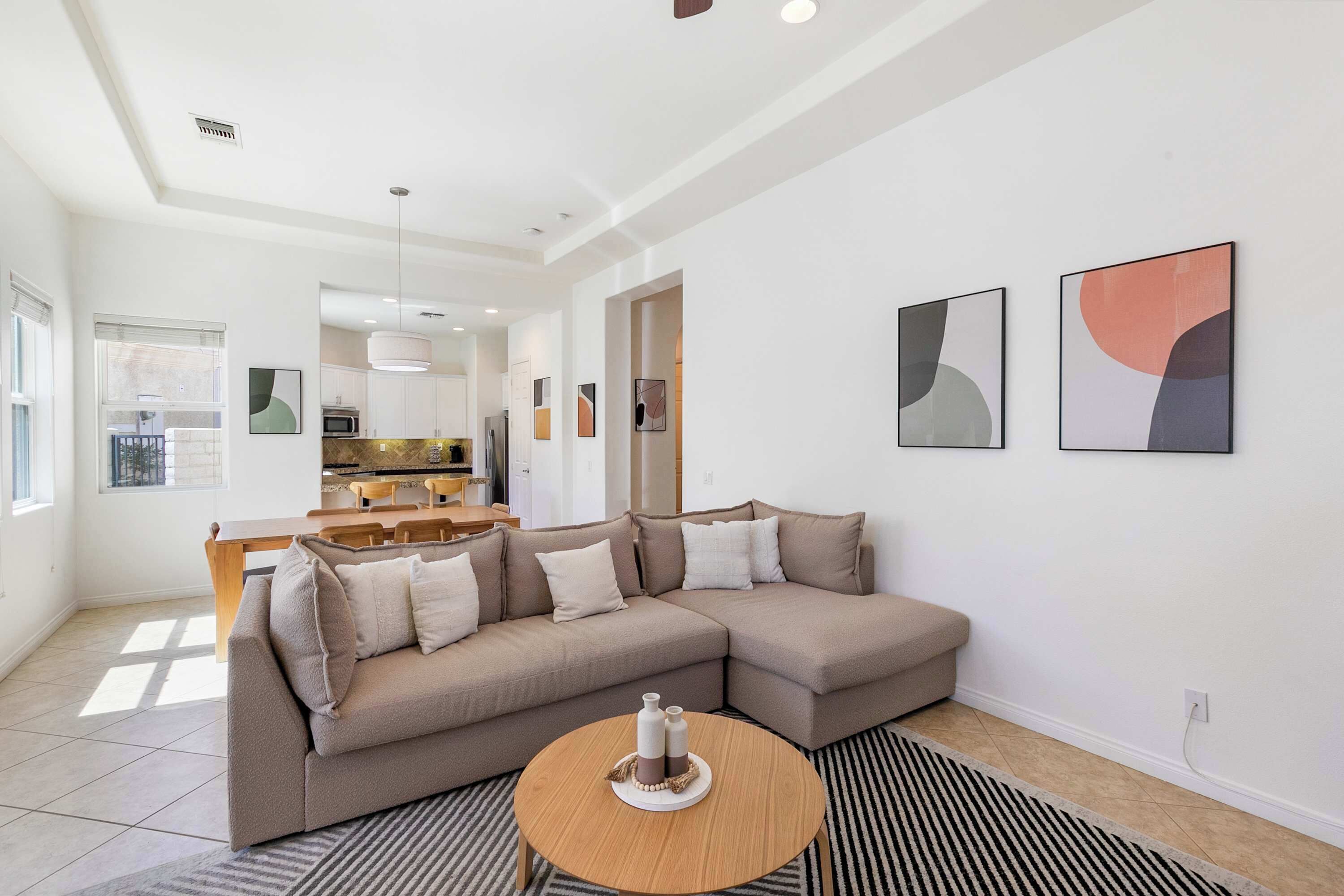 TV, fireplace, offices