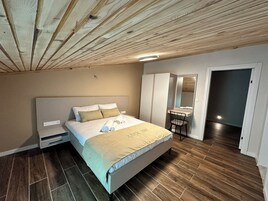 Family Apartment | Desk, blackout drapes, iron/ironing board, free WiFi