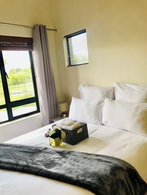 Iron/ironing board, Internet, bed sheets - 1 bedroom apartment in a secure Golf Estate in Northriding, has Wifi and Netflix (Roodepoort)