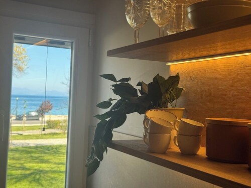 Modern Studio with Stunning Park & Sea View in Corfu Town