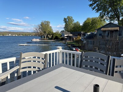 Serene waterfront 3-bedroom house with AC in charming Geneseo on Conesus Lake!