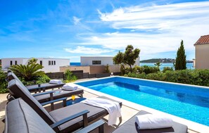 Una piscina riscaldata