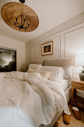 Room - Chalet le rifugio with spa and mountain views (Notre-Dame-des-Bois)