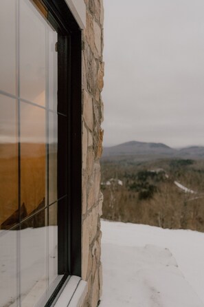 Exterior detail - Chalet le rifugio with spa and mountain views (Notre-Dame-des-Bois)
