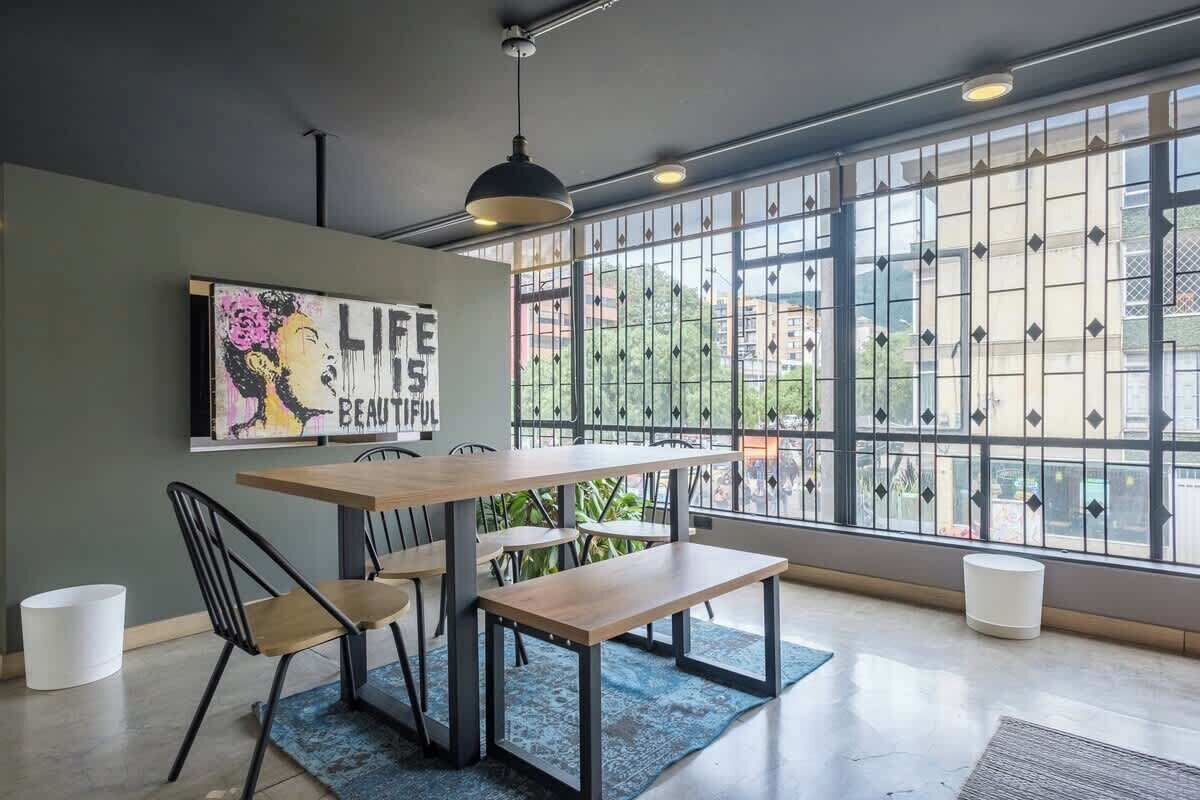 Leilighet, flere senger, terrasse, byutsikt (Andino 201) | Spiseområde