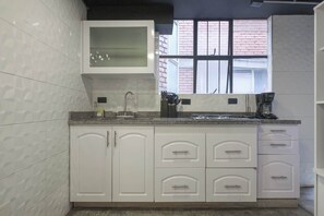 Apartment, Multiple Beds, Patio, City View (Andino 201) | Private kitchen - NOK Amazing 3 BR apt in Zona Rosa (Bogotá)