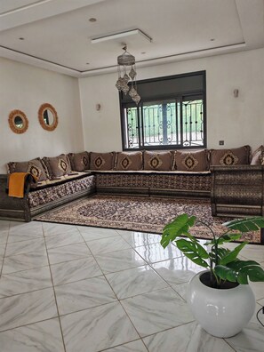 Villa, 3 Bedrooms, Accessible, Private Pool | Living room - Villa Aronora Private Pool & BBQ (Haddada)
