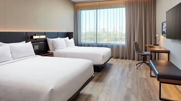 Room, 2 Queen Beds | Premium bedding, pillowtop beds, in-room safe, desk