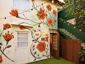 Detalhe da fachada