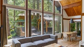 TV, fireplace, offices