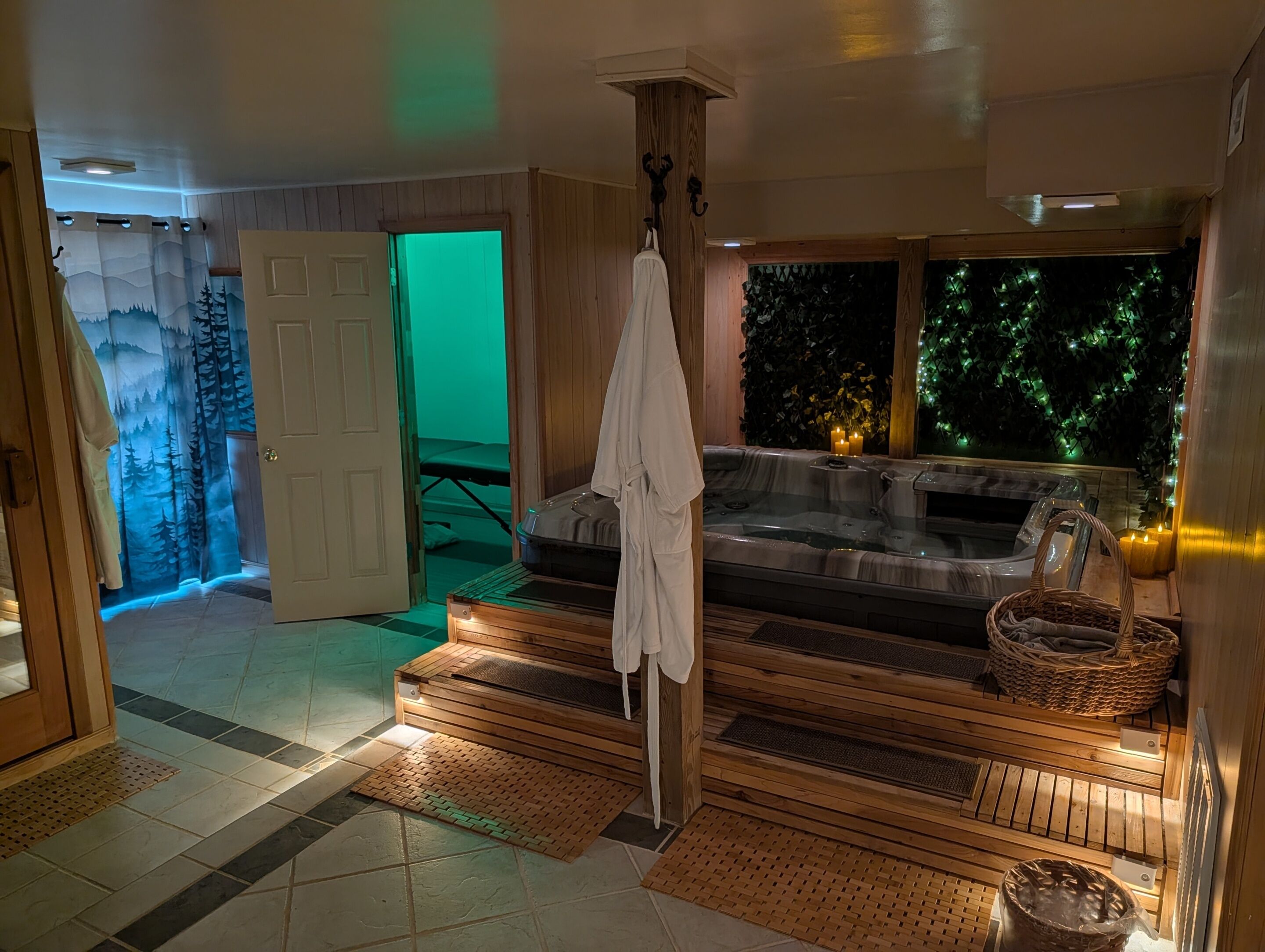 1 salle de soins, massages