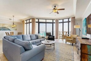 TV - The Oasis 1709 | Beachfront | Lazy River | Gift Shop | My Beach Getaways (Orange Beach)