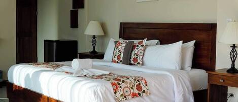In-room safe, laptop workspace, blackout curtains, free WiFi