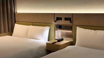 Standard Twin Room, No Windows | Free minibar, blackout drapes, soundproofing, free cribs/infant beds