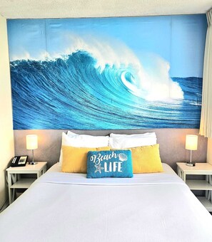 1 habitación, tabla de planchar con plancha, wifi y ropa de cama