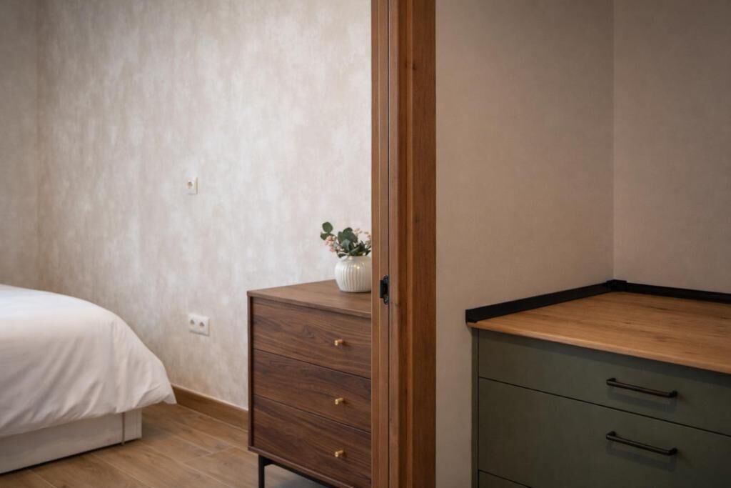 Comfort appartement, meerdere bedden | Donzen dekbedden, individueel gedecoreerd, individueel gemeubileerd