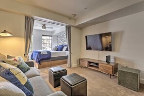 Living area - Wildhorse Meadows Studio W/ Resort Gondola Access! (Steamboat Springs)