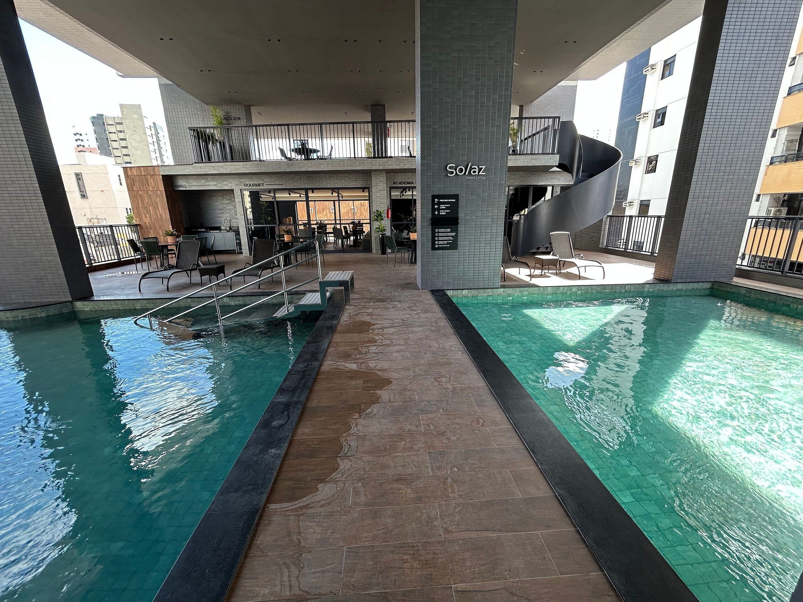 Economy-Studio, 1 Doppelbett, Nichtraucher, Mikrowelle | Pool | 2 Innenpools, Liegestühle