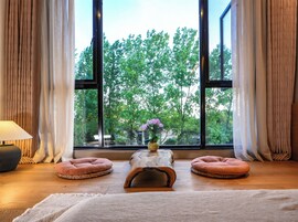 Habitación sénior doble | Zona de estar