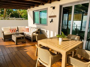 Outdoor dining - Self check-in with lockbox, beach view
Park for free, This villa is for family. (Cabo Rojo)