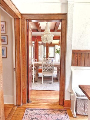 Dining - Pristine Craftsman 1900s Bungalow w Pool & Hot Tub (Savannah)
