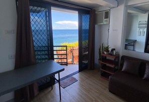 Comfort Loft, Pets Allowed, Sea View | Living area - Cliff Cabanas by Hiverooms (Catmon)