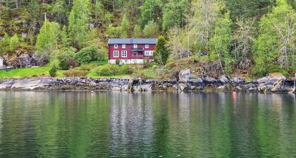 Old fisherman’s home by Mjosundet in Aure