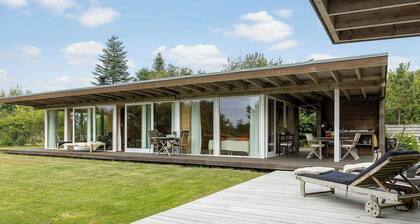 Architect-designed house near Gyldendal harbour