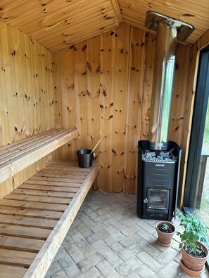 Sauna - Holiday home with hot tub near Ebeltoft (Ebeltoft)