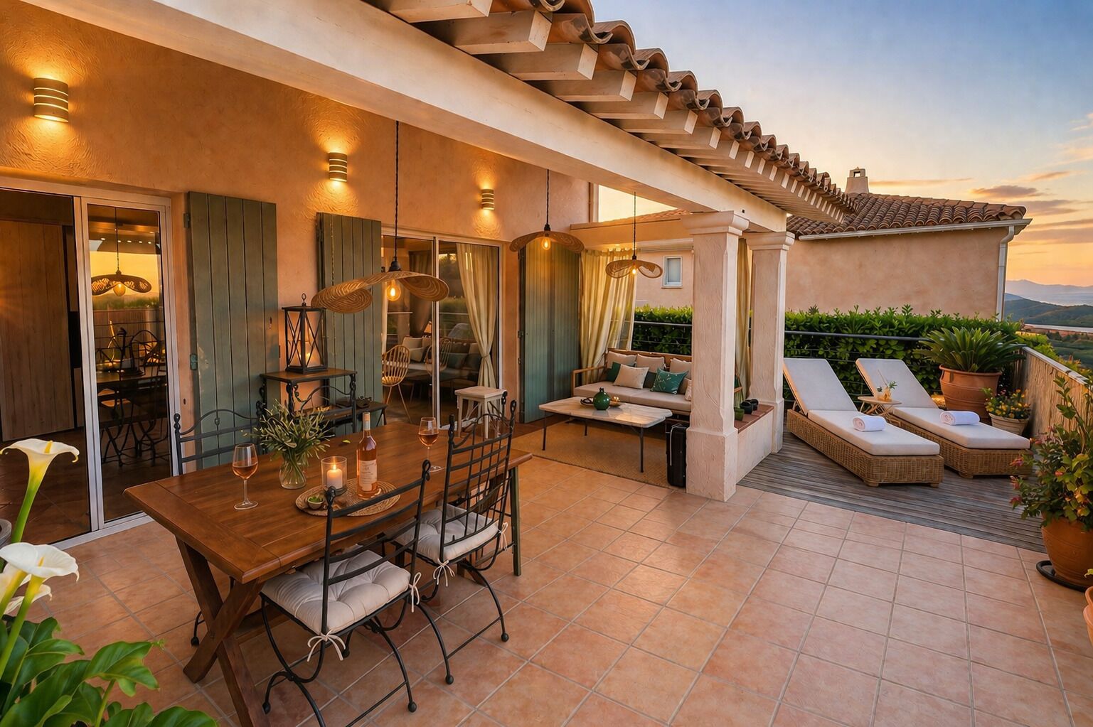 Outdoor dining
