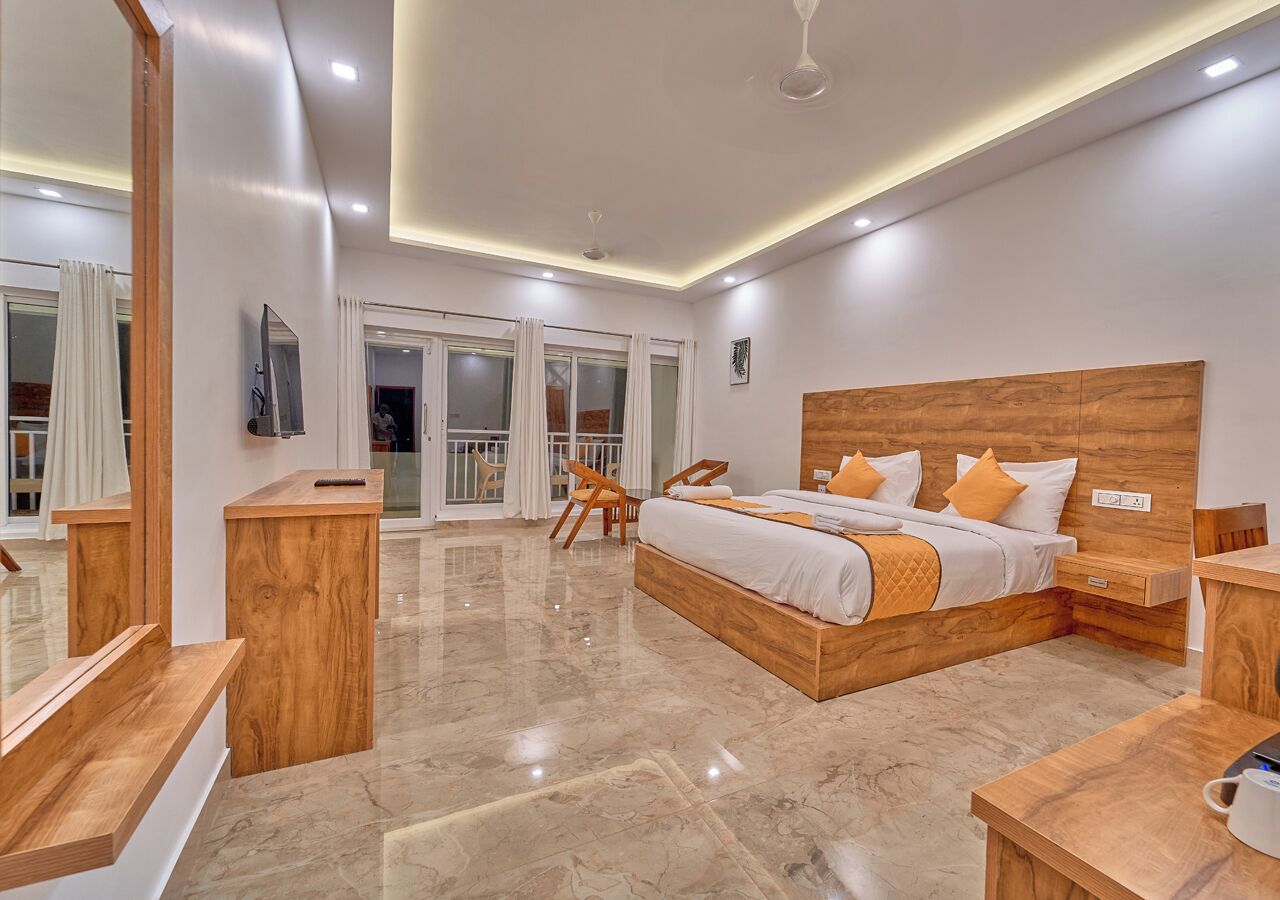 Chambre Double Deluxe, patio, vue jardin
