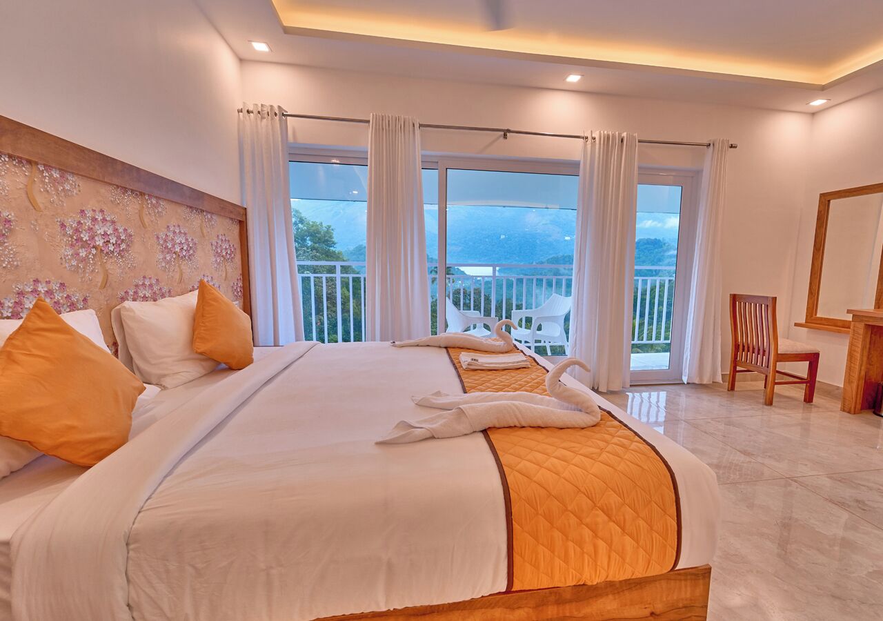 Chambre Supérieure, balcon, vue piscine