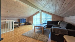 Fernseher, Kamin
