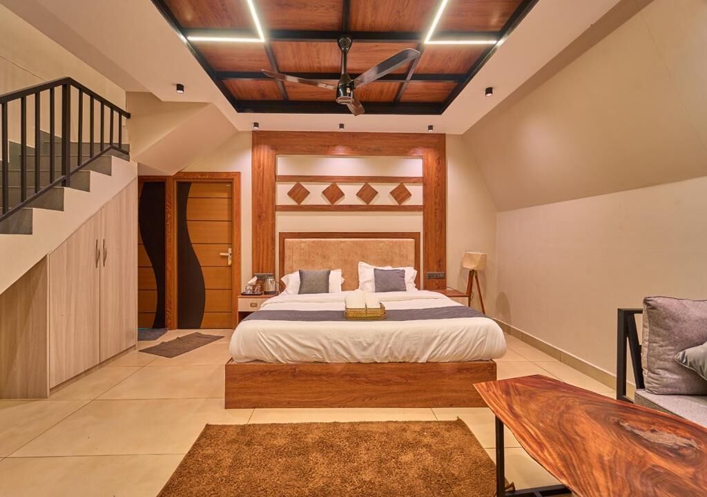 Doppelzimmer, Balkon, Gartenblick