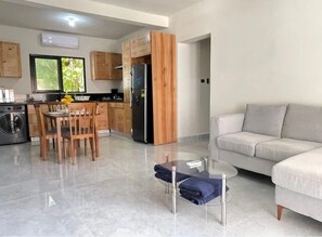 Living area - Cana Life Breeze | Los Corales Beach Residences A1 (Punta Cana)