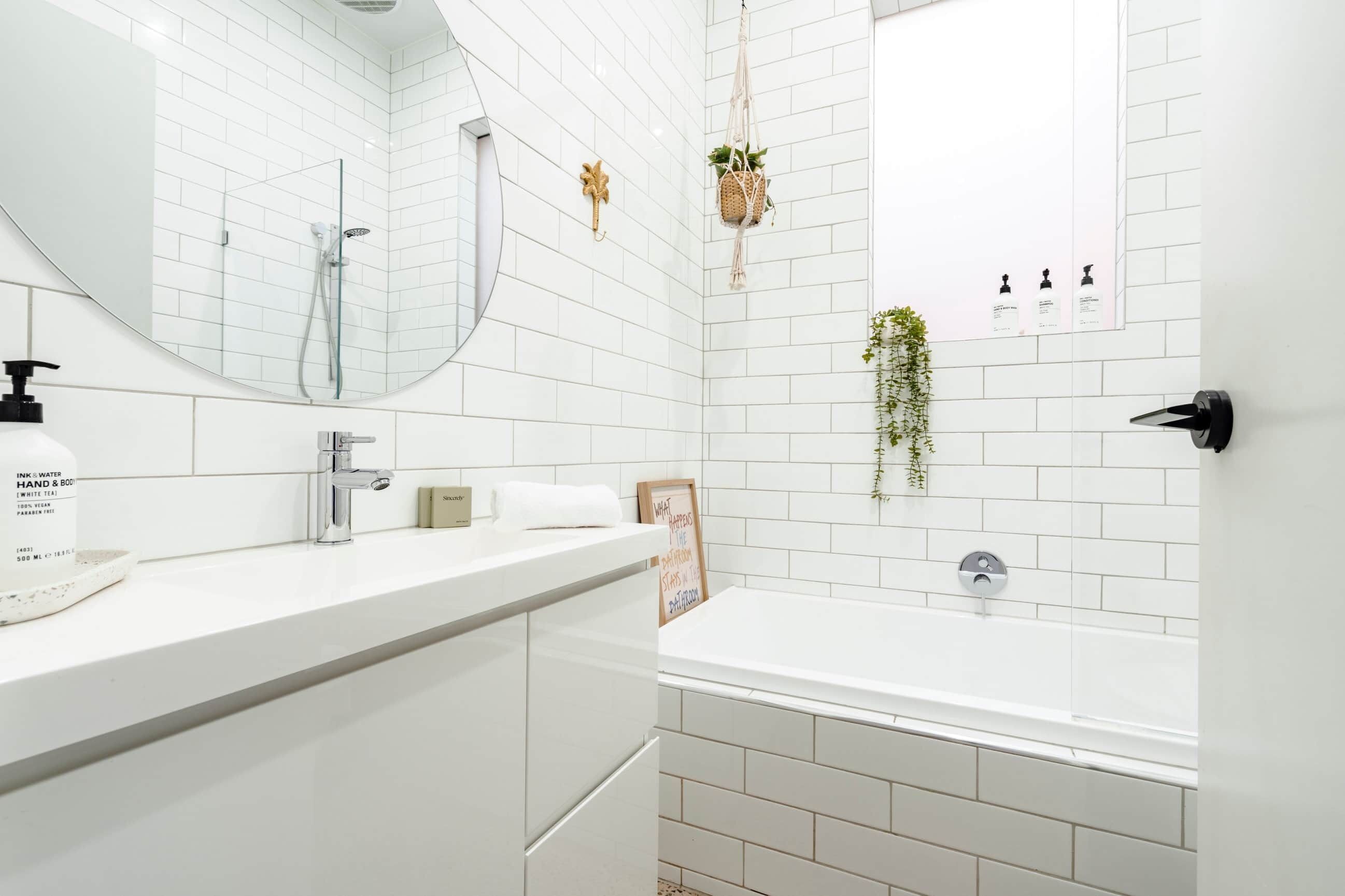 Shower, eco-friendly toiletries, hair dryer, towels