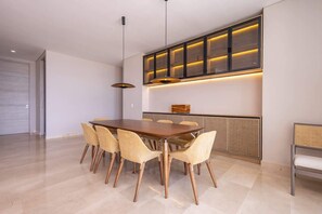 Apartment, Sea View | Dining - Apex Executive Apartments - Calablanca (Barú)