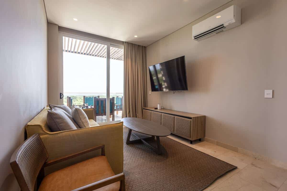 Apartment, Sea View | Living area