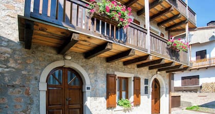 Restored 19th century house with Dolomites view