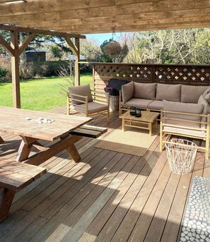 Outdoor dining - Summer house near beach in Odder (Odder)